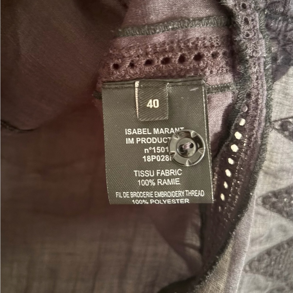 Isabel Marant “Nust” Embroidered Top - Picture 5 of 9